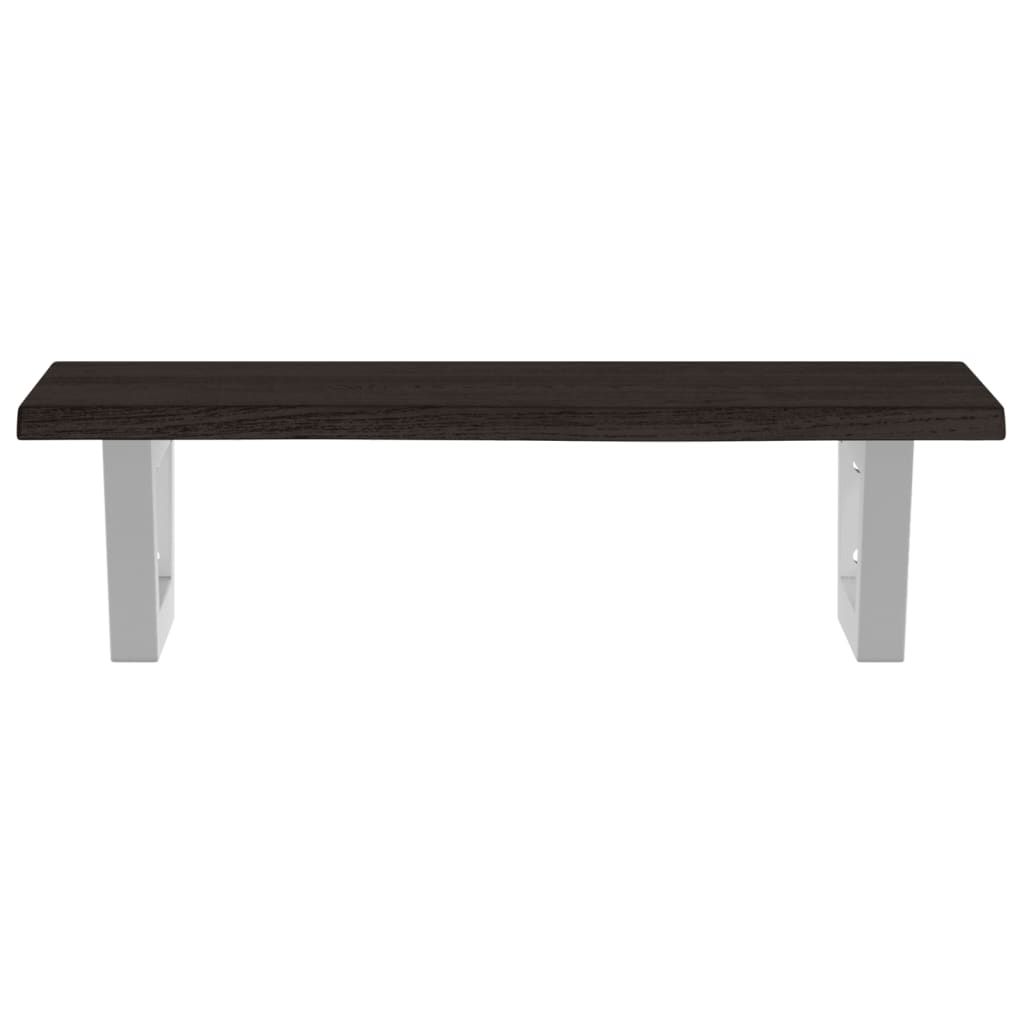 Badkamer wandschap staal en massief eikenhout is nu te koop bij PeponiXL, paradijselijk wonen!