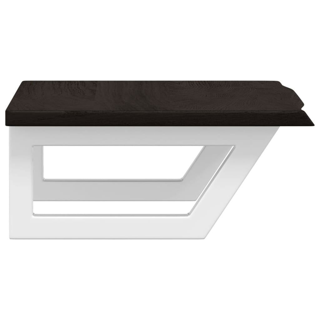 Badkamer wandschap staal en massief eikenhout is nu te koop bij PeponiXL, paradijselijk wonen!