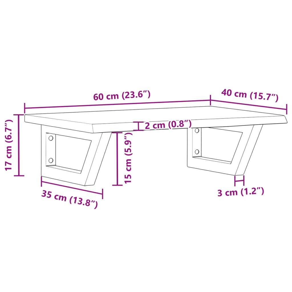 Badkamer wandschap staal en massief eikenhout is nu te koop bij PeponiXL, paradijselijk wonen!