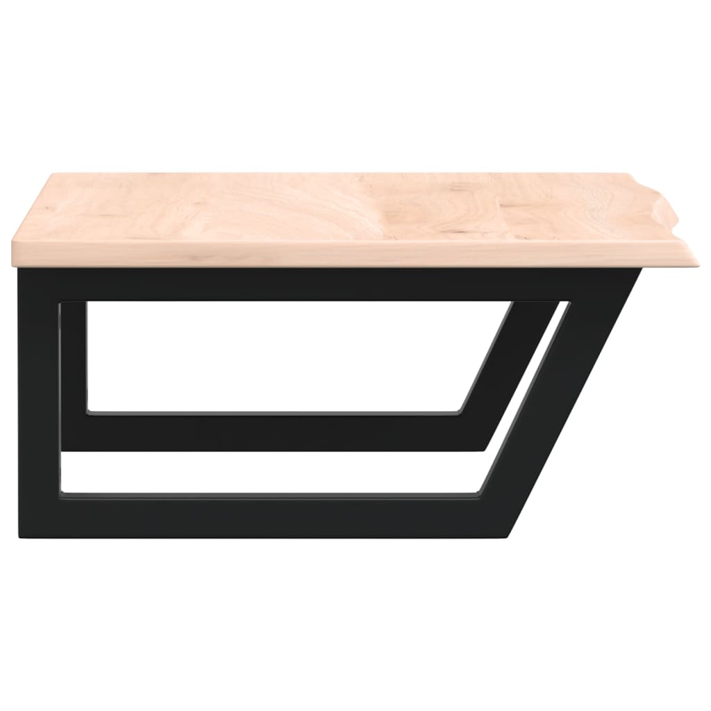 Badkamer wandschap staal en massief eikenhout is nu te koop bij PeponiXL, paradijselijk wonen!