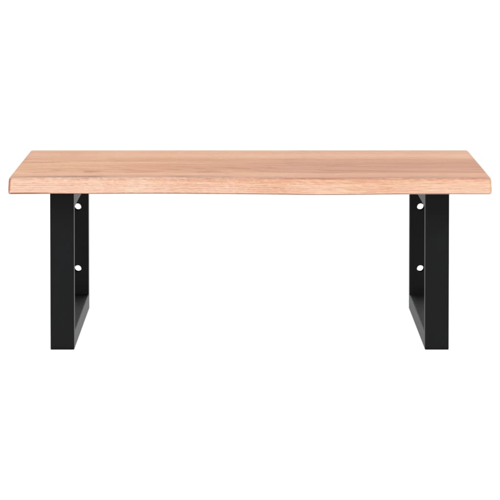 Badkamer wandschap staal en massief eikenhout is nu te koop bij PeponiXL, paradijselijk wonen!