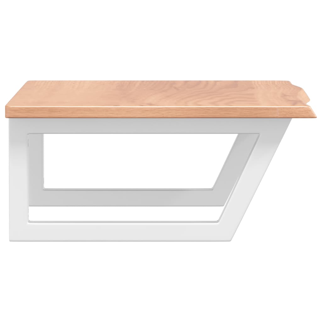 Badkamer wandschap staal en massief eikenhout is nu te koop bij PeponiXL, paradijselijk wonen!