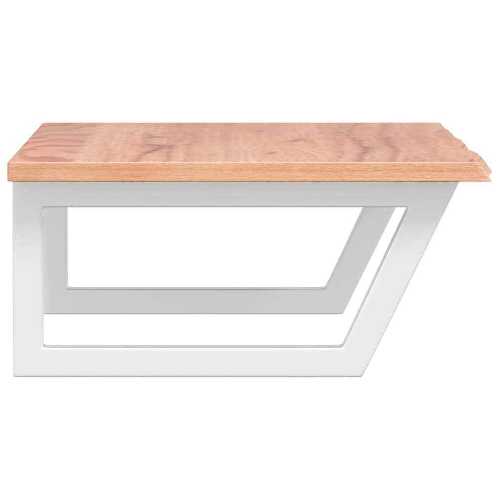 Badkamer wandschap staal en massief eikenhout is nu te koop bij PeponiXL, paradijselijk wonen!