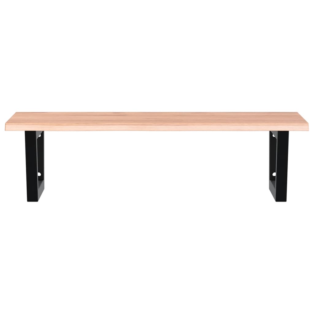 Badkamer wandschap staal en massief eikenhout is nu te koop bij PeponiXL, paradijselijk wonen!