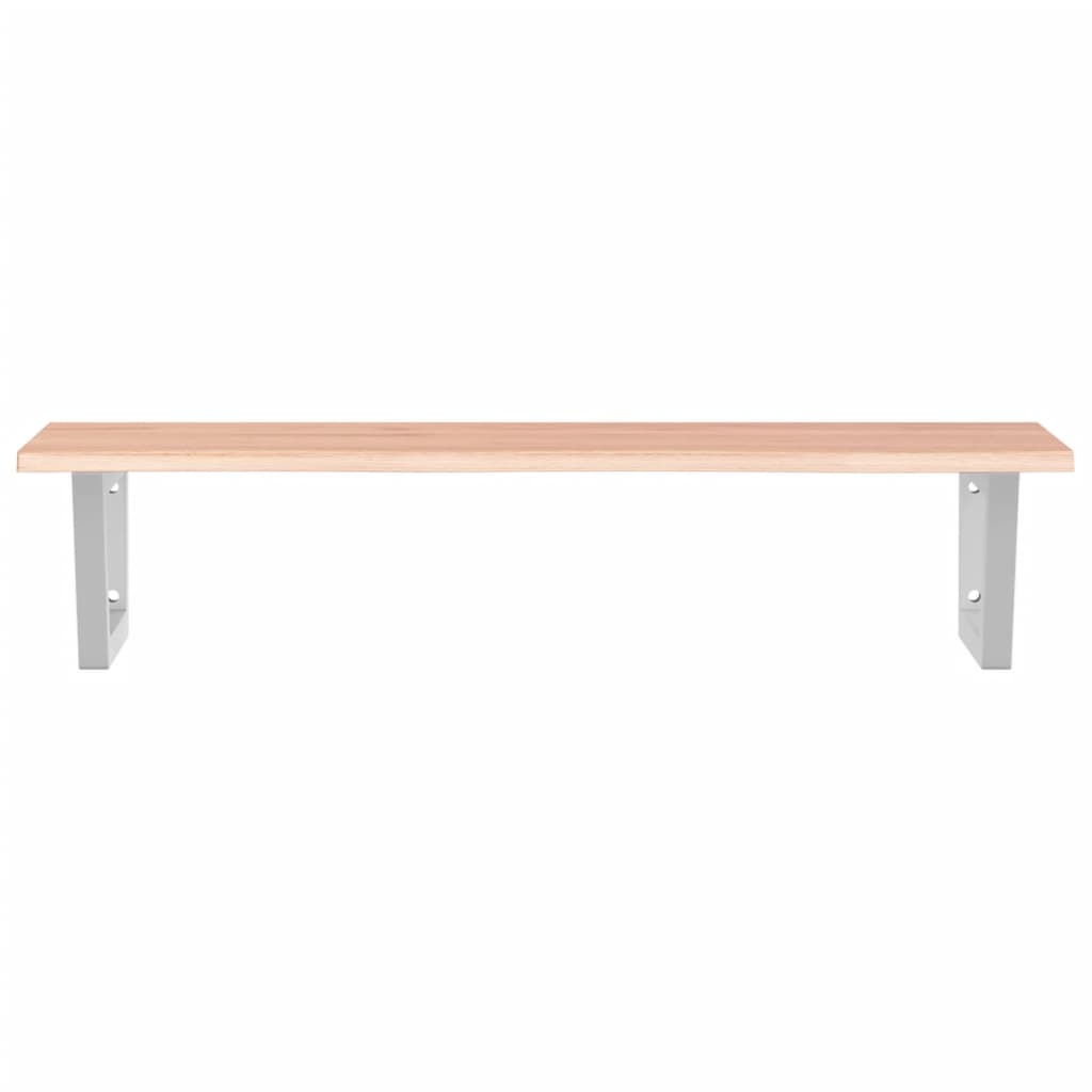 Badkamer wandschap staal en massief eikenhout is nu te koop bij PeponiXL, paradijselijk wonen!