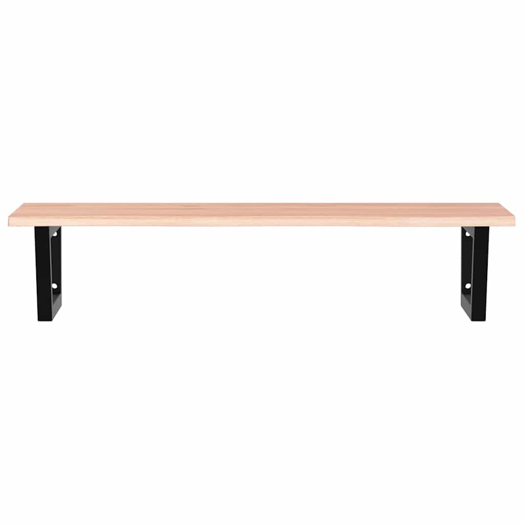 Badkamer wandschap staal en massief eikenhout is nu te koop bij PeponiXL, paradijselijk wonen!