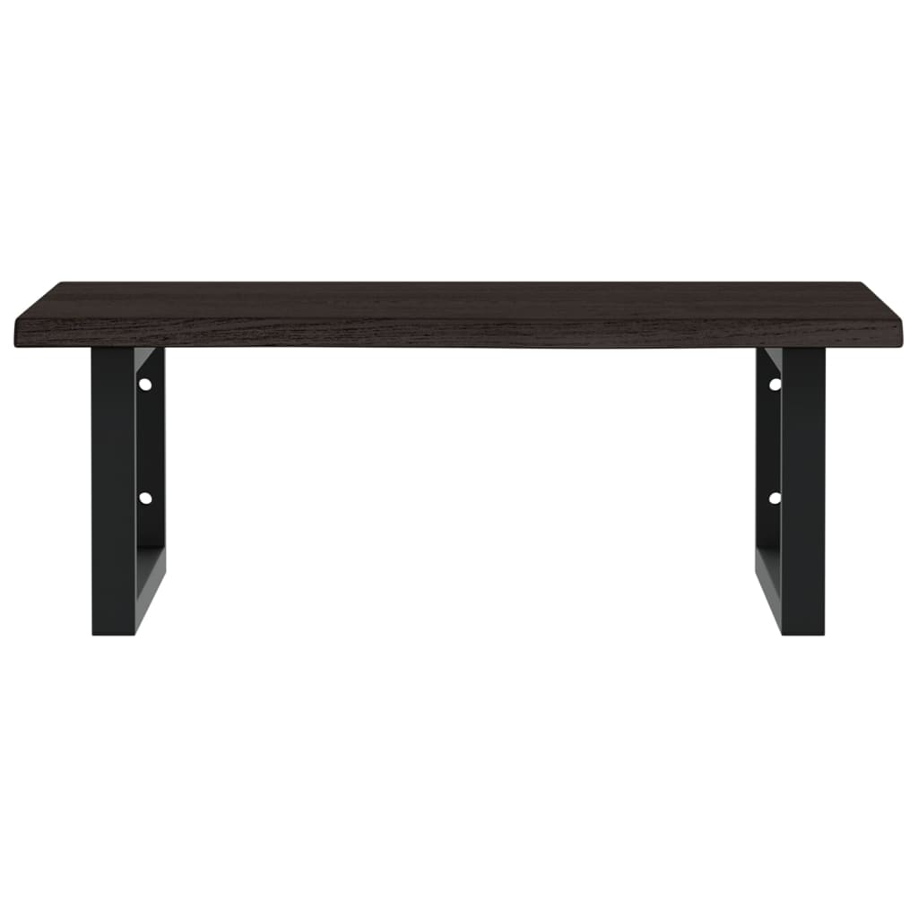 Badkamer wandschap staal en massief eikenhout is nu te koop bij PeponiXL, paradijselijk wonen!