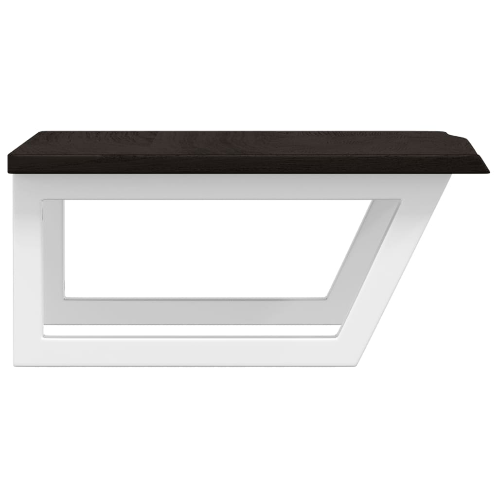 Badkamer wandschap staal en massief eikenhout is nu te koop bij PeponiXL, paradijselijk wonen!