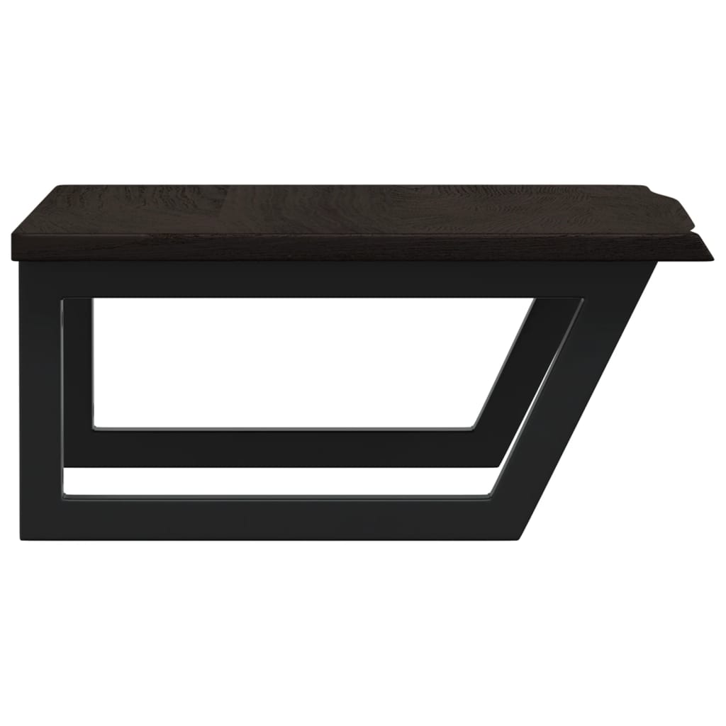 Badkamer wandschap staal en massief eikenhout is nu te koop bij PeponiXL, paradijselijk wonen!