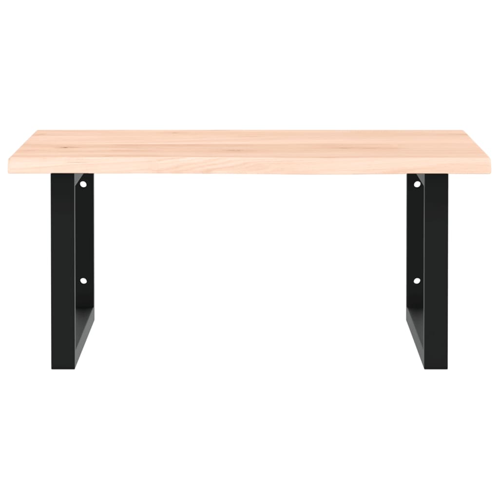 Badkamer wandschap staal en massief eikenhout is nu te koop bij PeponiXL, paradijselijk wonen!