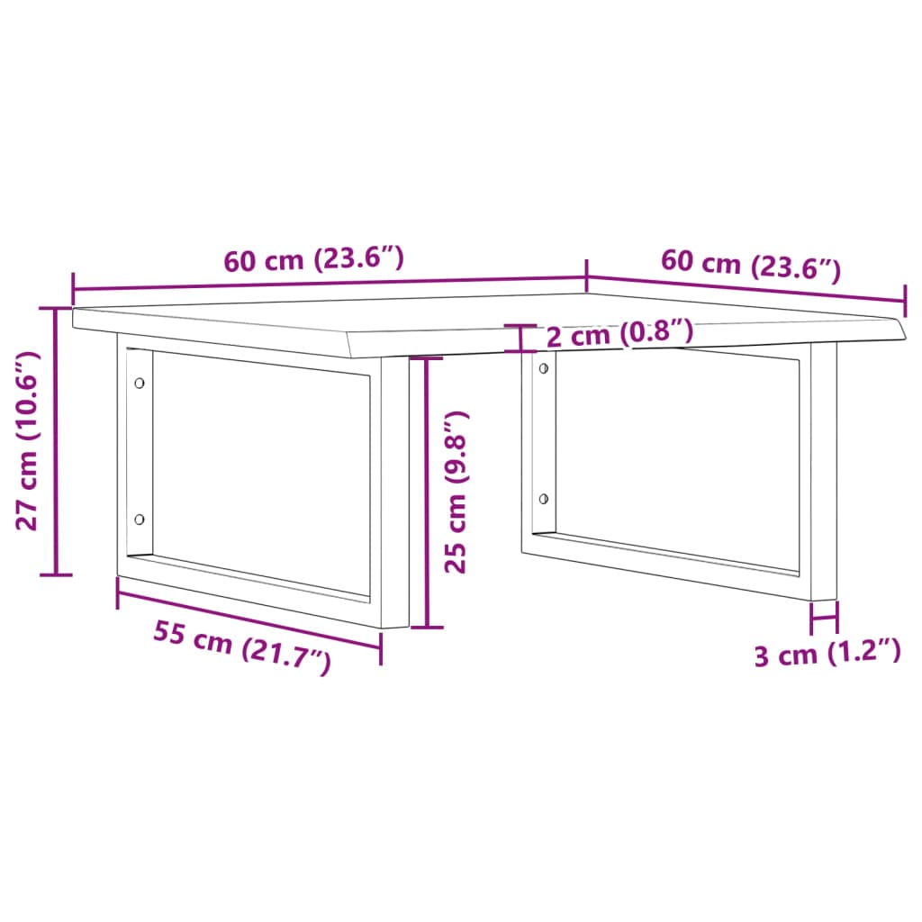 Badkamer wandschap staal en massief eikenhout is nu te koop bij PeponiXL, paradijselijk wonen!