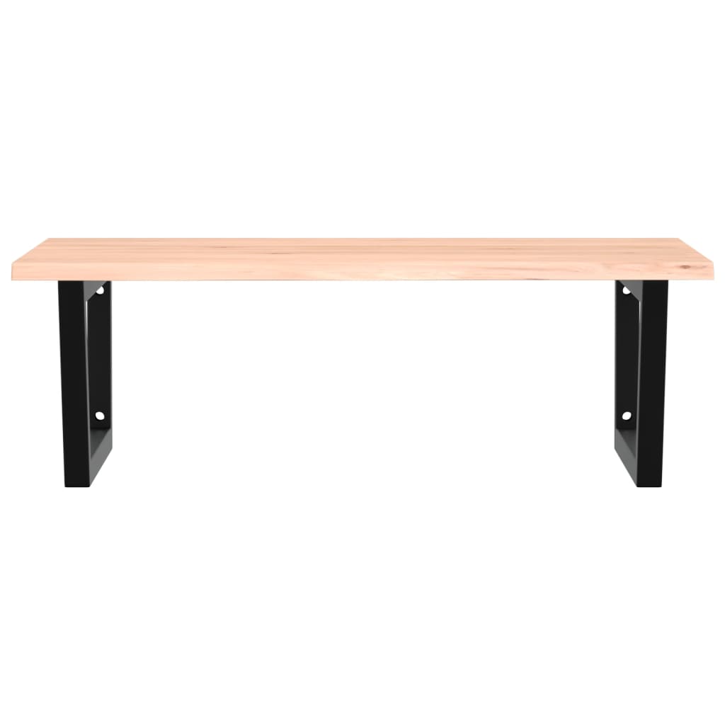 Badkamer wandschap staal en massief eikenhout is nu te koop bij PeponiXL, paradijselijk wonen!