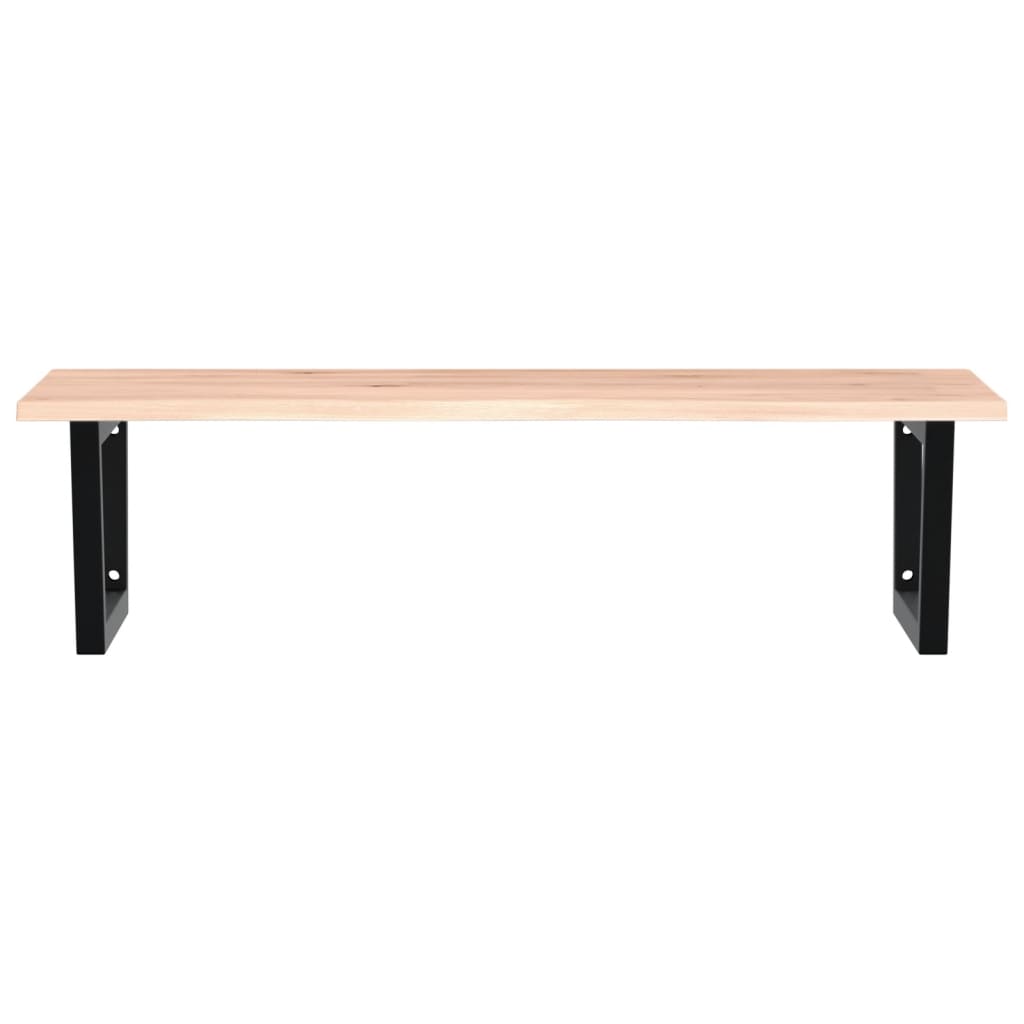 Badkamer wandschap staal en massief eikenhout is nu te koop bij PeponiXL, paradijselijk wonen!