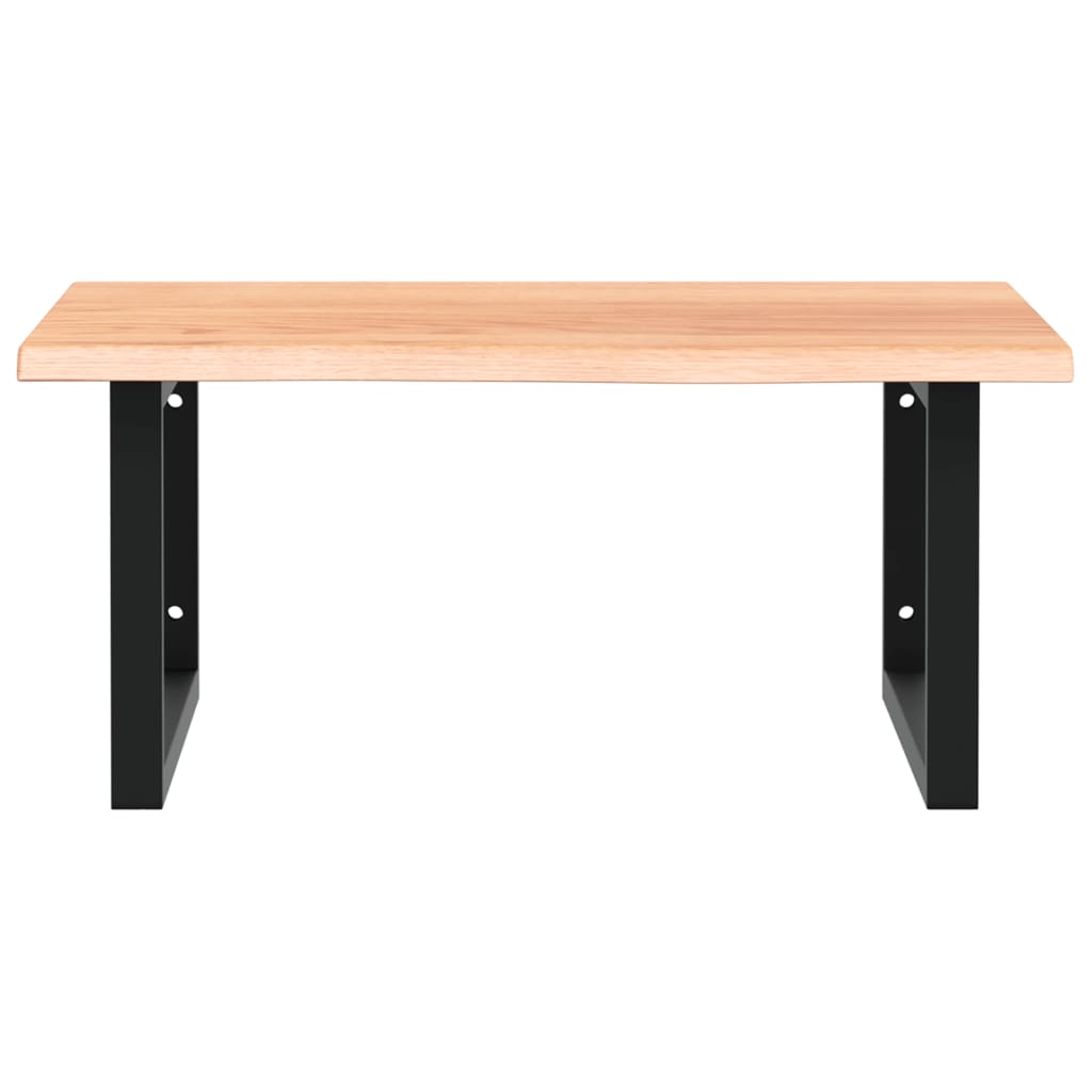 Badkamer wandschap staal en massief eikenhout is nu te koop bij PeponiXL, paradijselijk wonen!