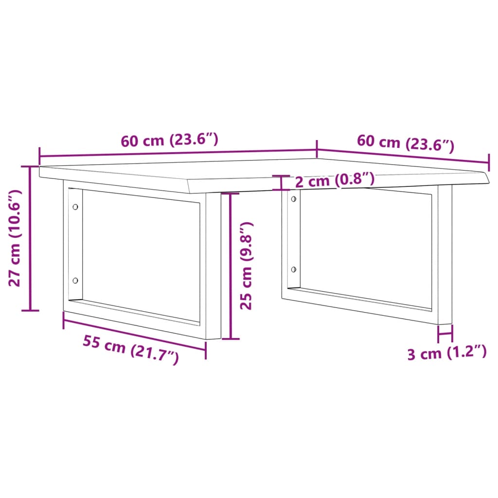 Badkamer wandschap staal en massief eikenhout is nu te koop bij PeponiXL, paradijselijk wonen!