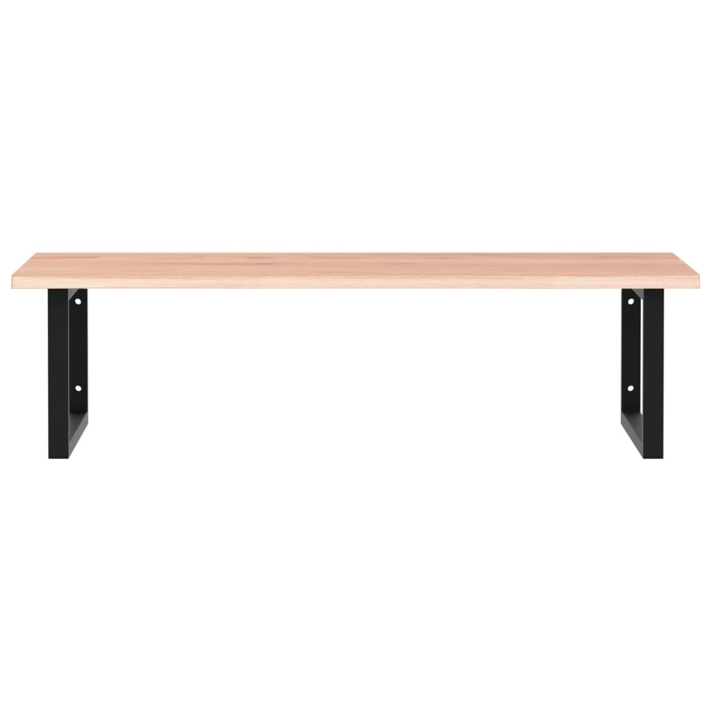 Badkamer wandschap staal en massief eikenhout is nu te koop bij PeponiXL, paradijselijk wonen!