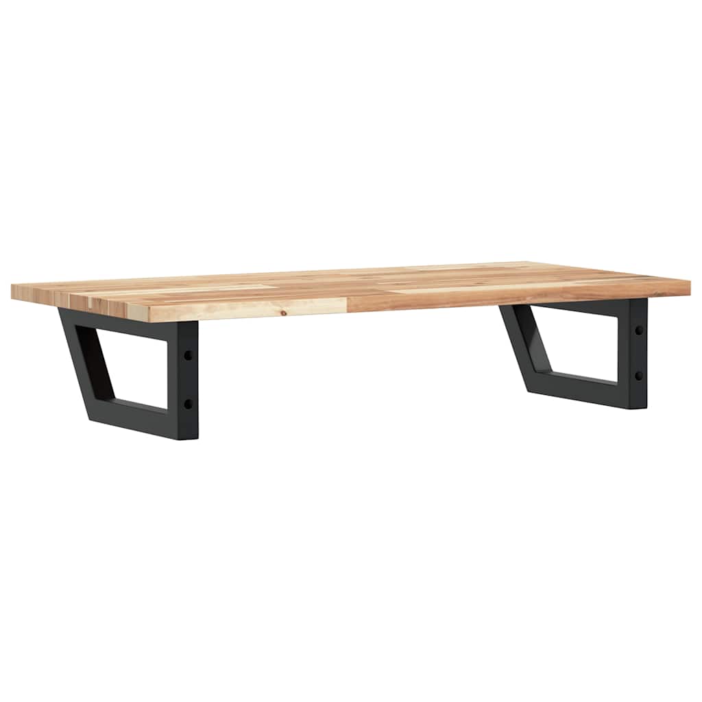 Badkamer wandschap staal en massief acaciahout is nu te koop bij PeponiXL, paradijselijk wonen!