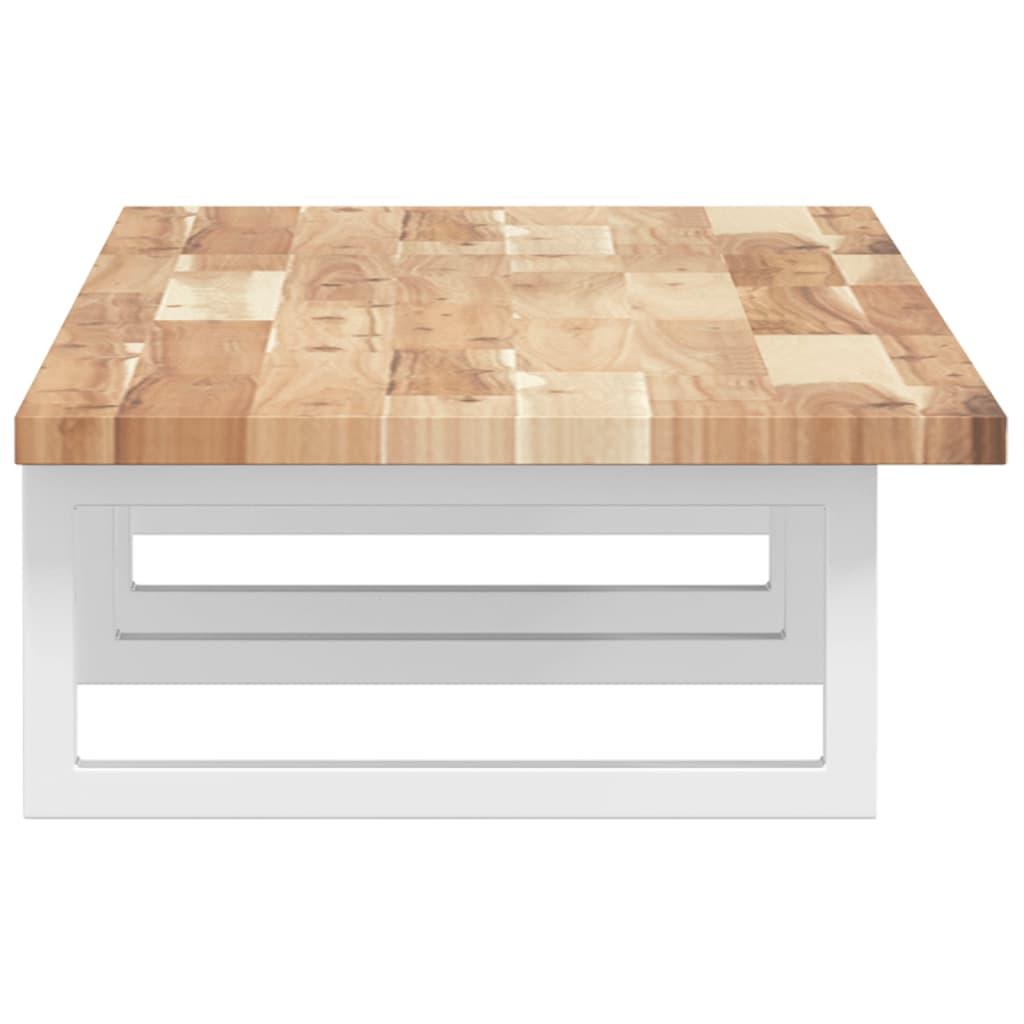 Badkamer wandschap staal en massief acaciahout is nu te koop bij PeponiXL, paradijselijk wonen!