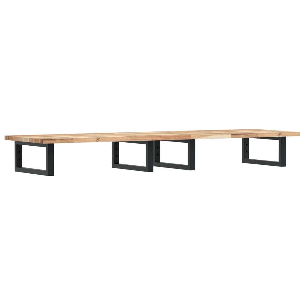 Badkamer wandschap staal en massief acaciahout is nu te koop bij PeponiXL, paradijselijk wonen!