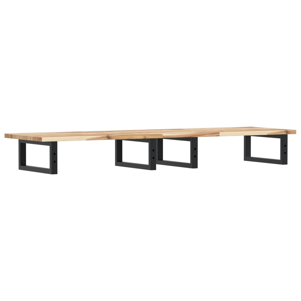 Badkamer wandschap staal en massief acaciahout is nu te koop bij PeponiXL, paradijselijk wonen!