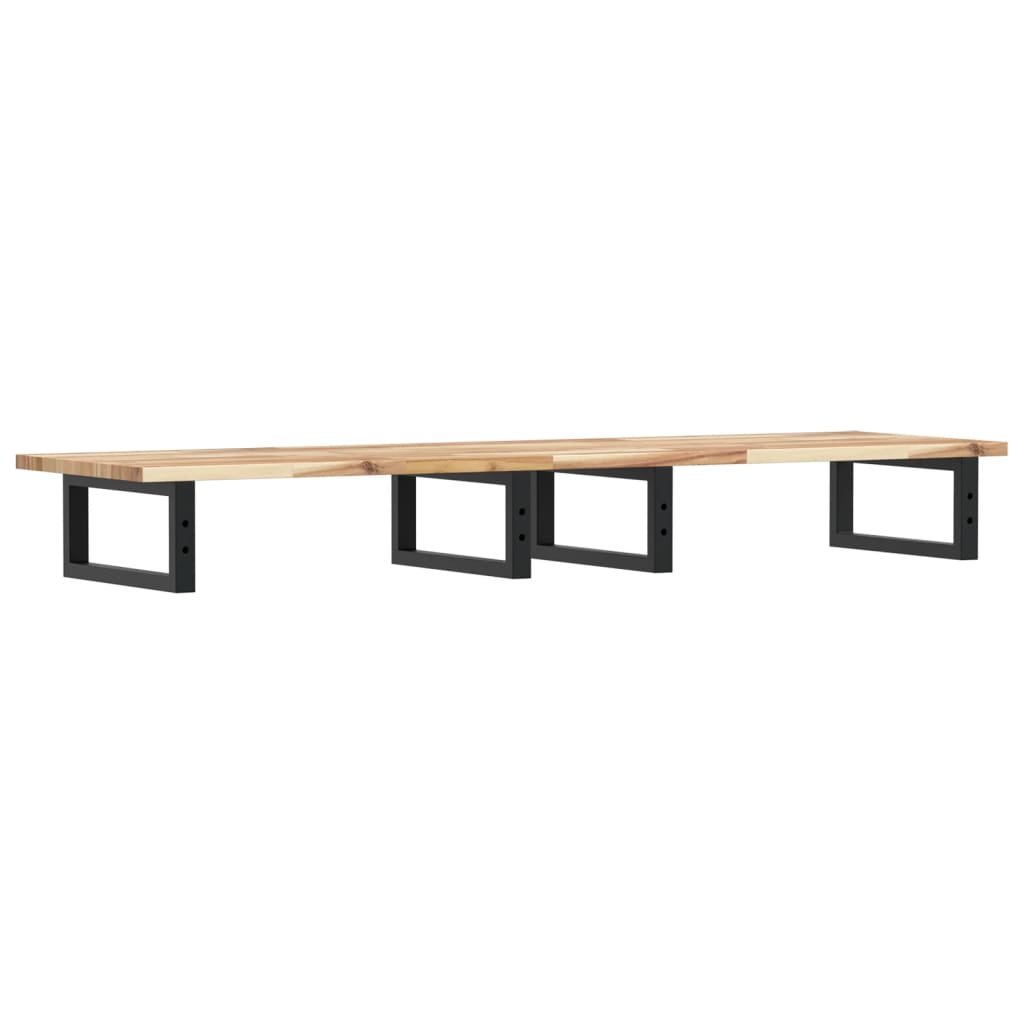 Badkamer wandschap staal en massief acaciahout is nu te koop bij PeponiXL, paradijselijk wonen!