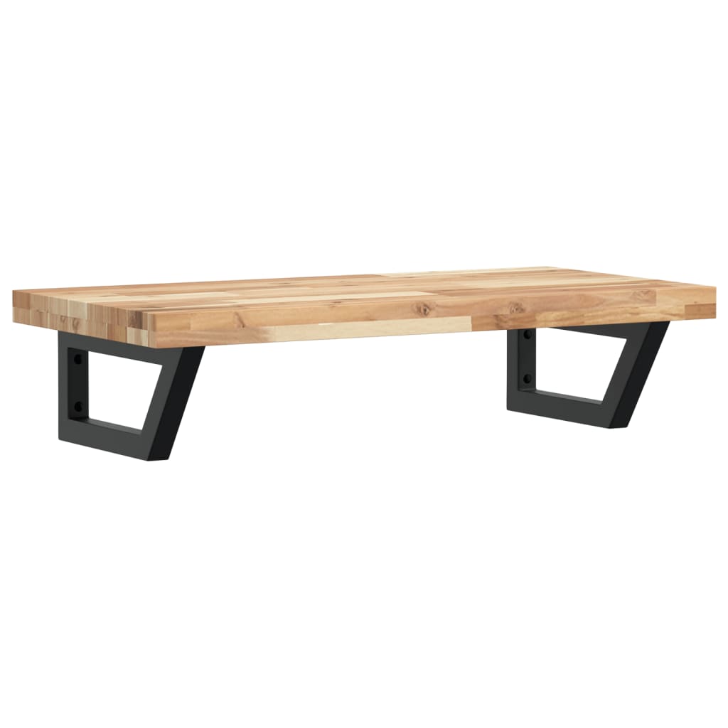 Badkamer wandschap staal en massief acaciahout is nu te koop bij PeponiXL, paradijselijk wonen!