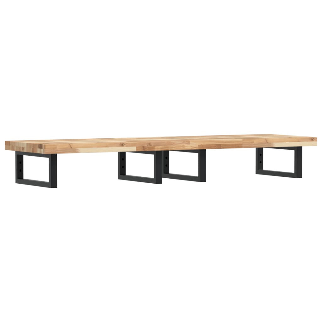 Badkamer wandschap staal en massief acaciahout is nu te koop bij PeponiXL, paradijselijk wonen!