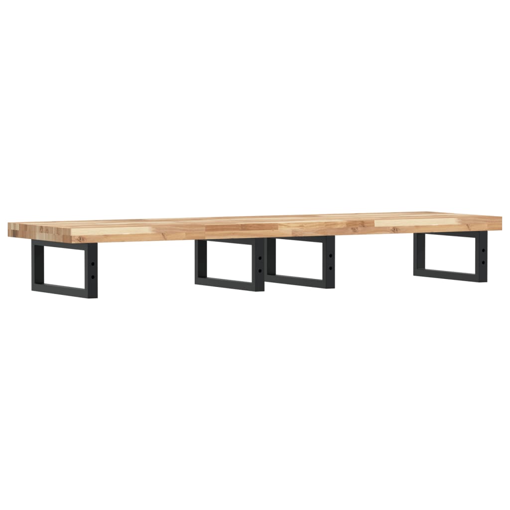 Badkamer wandschap staal en massief acaciahout is nu te koop bij PeponiXL, paradijselijk wonen!