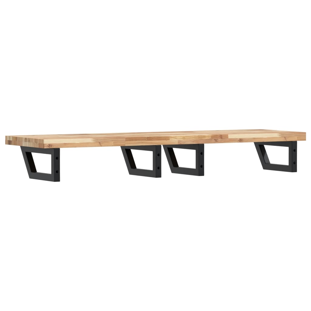Badkamer wandschap staal en massief acaciahout is nu te koop bij PeponiXL, paradijselijk wonen!