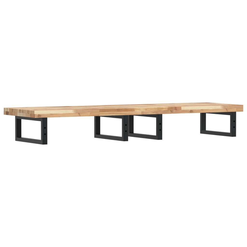 Badkamer wandschap staal en massief acaciahout is nu te koop bij PeponiXL, paradijselijk wonen!