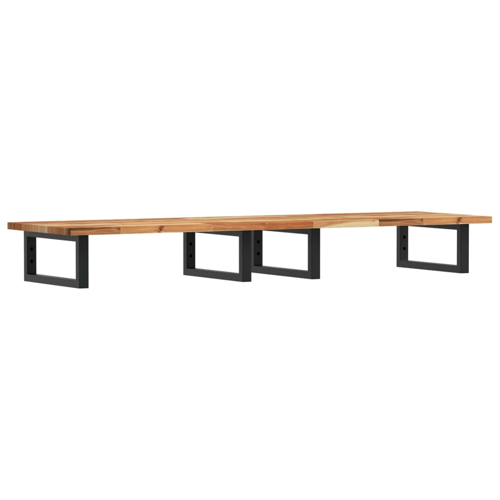Badkamer wandschap staal en massief acaciahout is nu te koop bij PeponiXL, paradijselijk wonen!