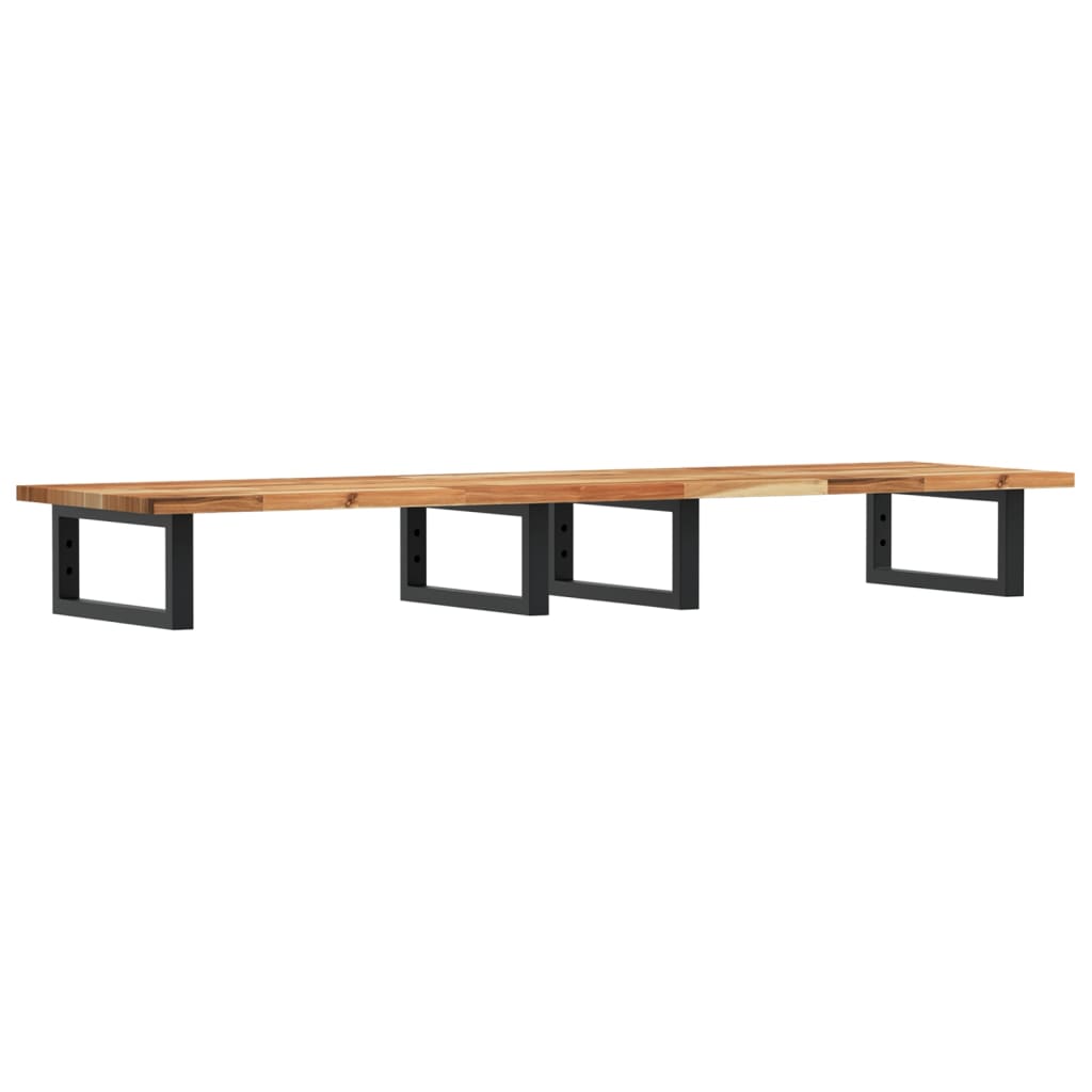 Badkamer wandschap staal en massief acaciahout is nu te koop bij PeponiXL, paradijselijk wonen!