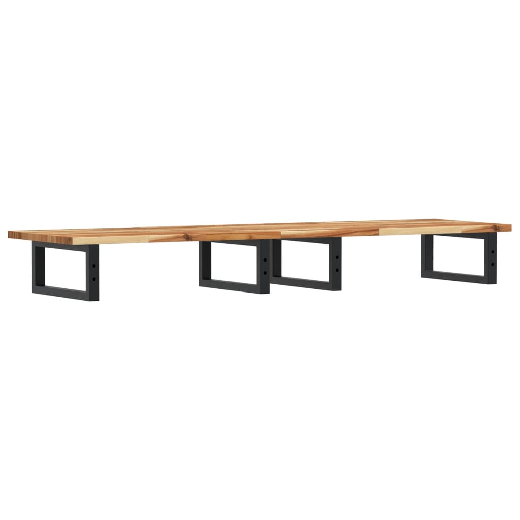 Badkamer wandschap staal en massief acaciahout is nu te koop bij PeponiXL, paradijselijk wonen!
