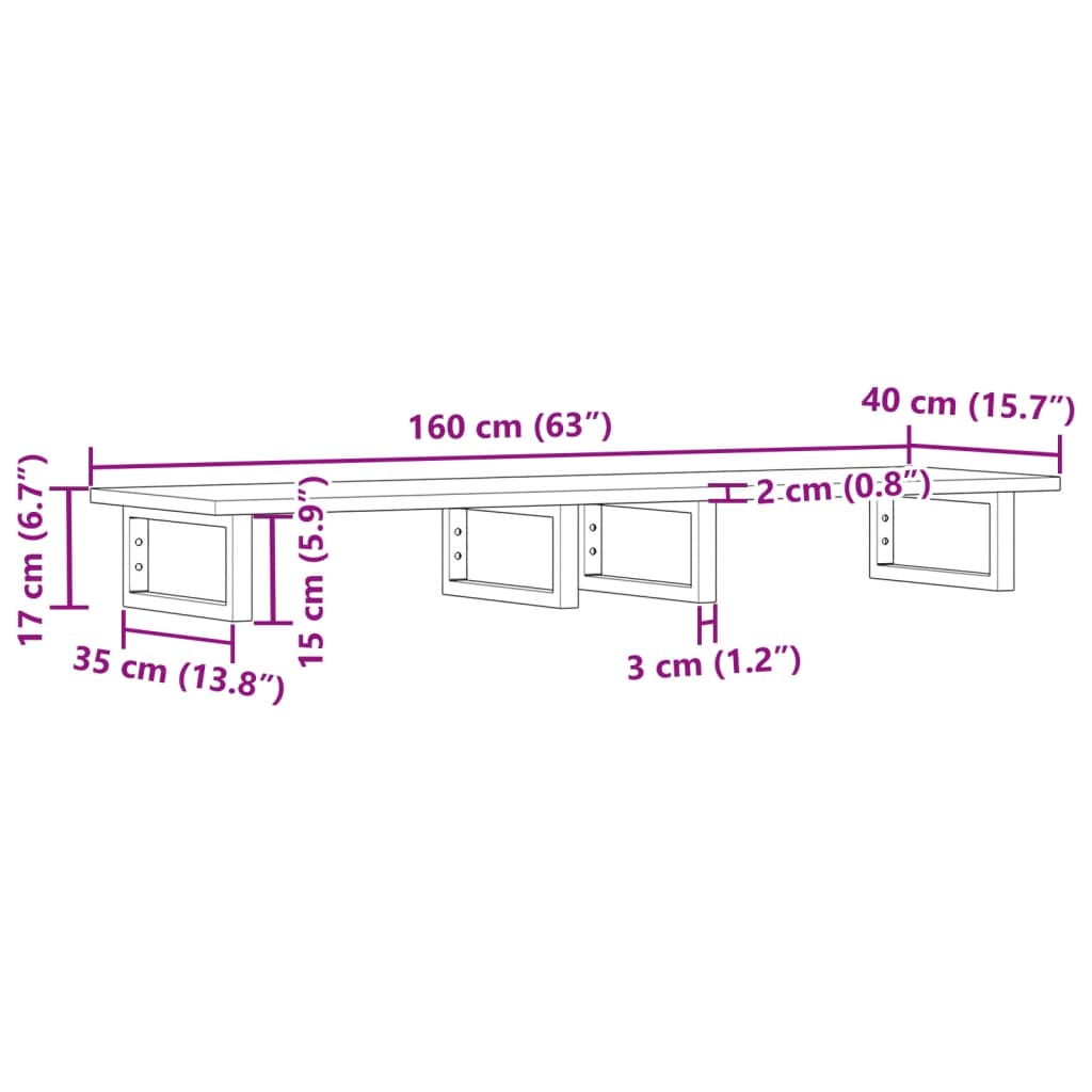 Badkamer wandschap staal en massief acaciahout is nu te koop bij PeponiXL, paradijselijk wonen!