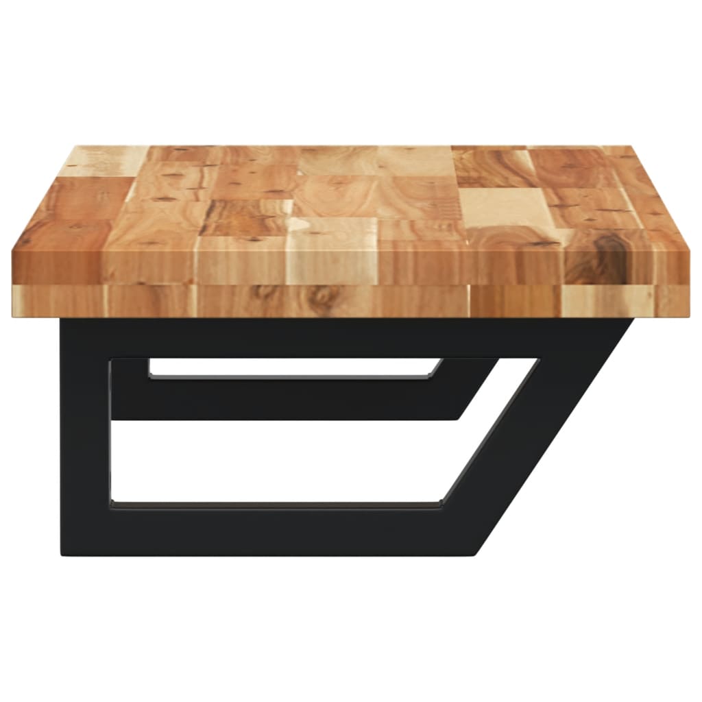 Badkamer wandschap staal en massief acaciahout is nu te koop bij PeponiXL, paradijselijk wonen!