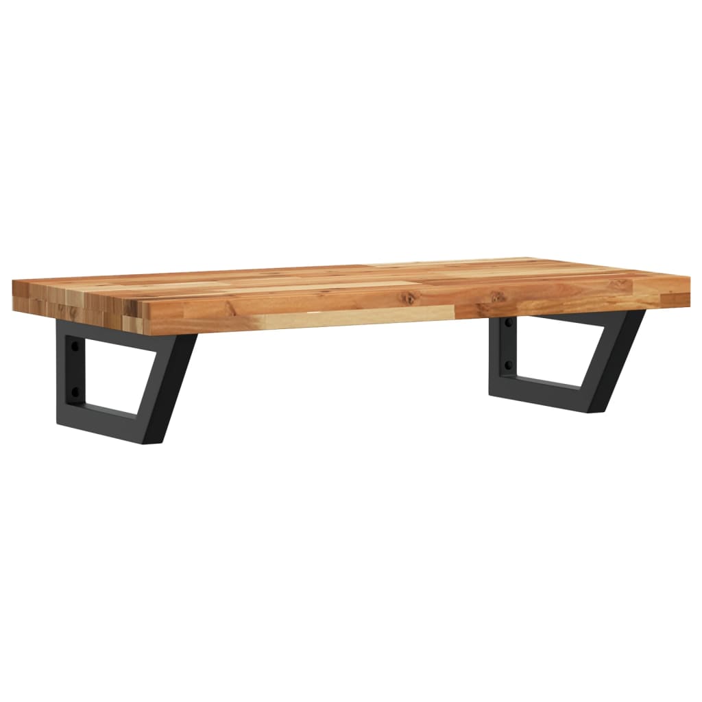 Badkamer wandschap staal en massief acaciahout is nu te koop bij PeponiXL, paradijselijk wonen!
