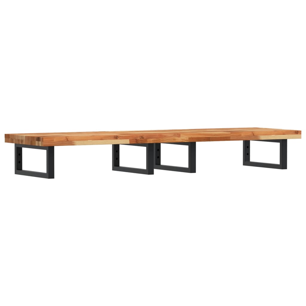 Badkamer wandschap staal en massief acaciahout is nu te koop bij PeponiXL, paradijselijk wonen!