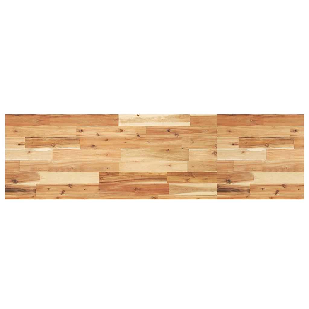 Badkamer wandschap staal en massief acaciahout is nu te koop bij PeponiXL, paradijselijk wonen!