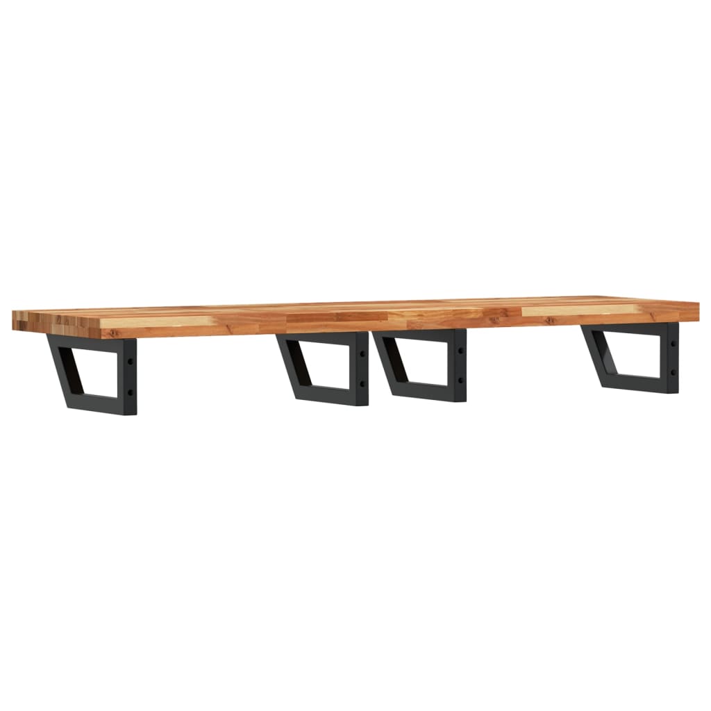 Badkamer wandschap staal en massief acaciahout is nu te koop bij PeponiXL, paradijselijk wonen!
