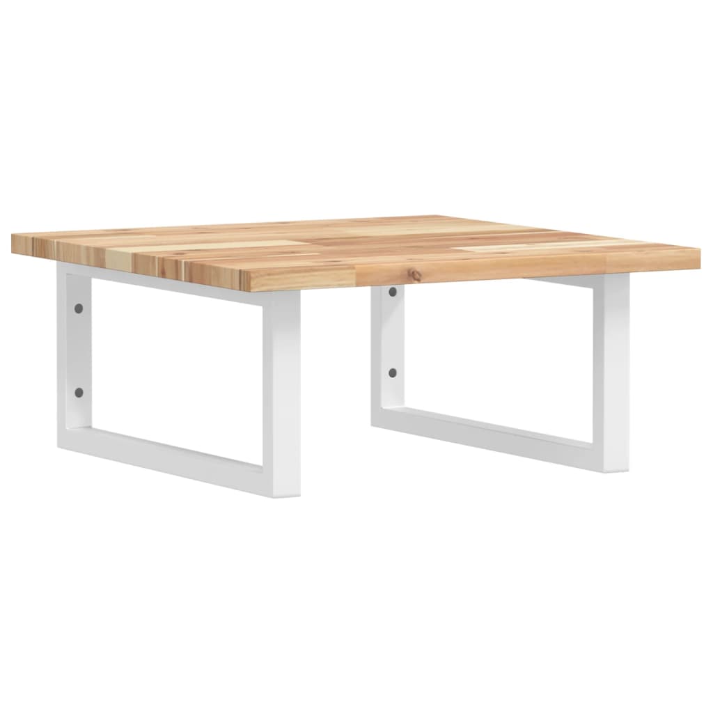 Badkamer wandschap staal en massief acaciahout is nu te koop bij PeponiXL, paradijselijk wonen!