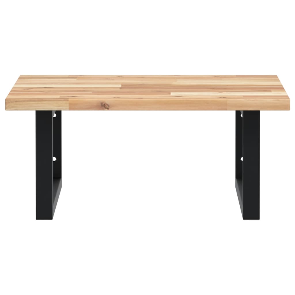 Badkamer wandschap staal en massief acaciahout is nu te koop bij PeponiXL, paradijselijk wonen!