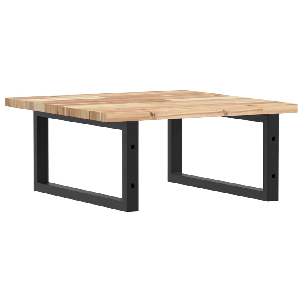 Badkamer wandschap staal en massief acaciahout is nu te koop bij PeponiXL, paradijselijk wonen!