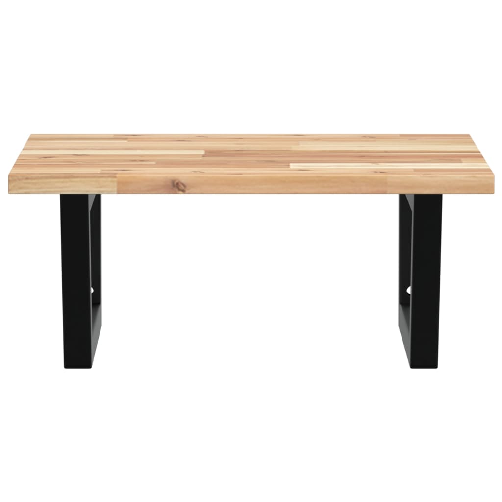 Badkamer wandschap staal en massief acaciahout is nu te koop bij PeponiXL, paradijselijk wonen!
