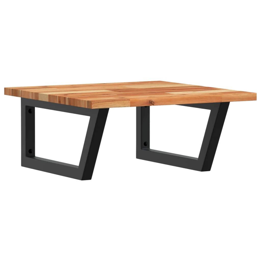 Badkamer wandschap staal en massief acaciahout is nu te koop bij PeponiXL, paradijselijk wonen!