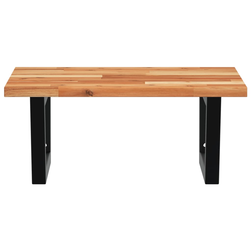 Badkamer wandschap staal en massief acaciahout is nu te koop bij PeponiXL, paradijselijk wonen!
