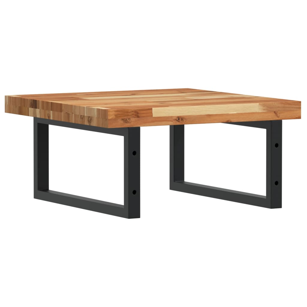 Badkamer wandschap staal en massief acaciahout is nu te koop bij PeponiXL, paradijselijk wonen!