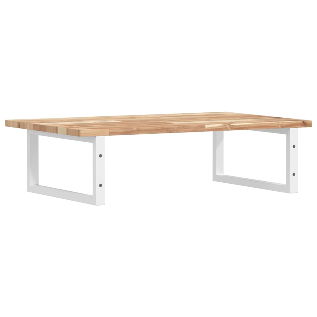 Badkamer wandschap staal en massief acaciahout is nu te koop bij PeponiXL, paradijselijk wonen!
