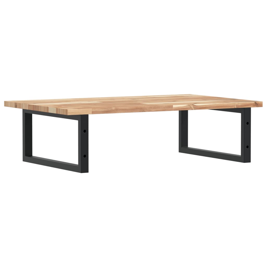 Badkamer wandschap staal en massief acaciahout is nu te koop bij PeponiXL, paradijselijk wonen!