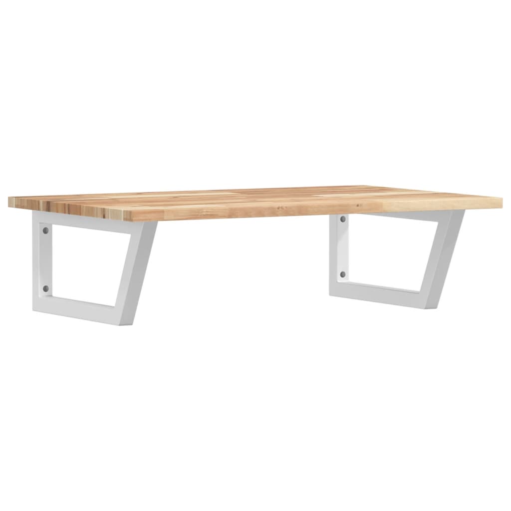 Badkamer wandschap staal en massief acaciahout is nu te koop bij PeponiXL, paradijselijk wonen!