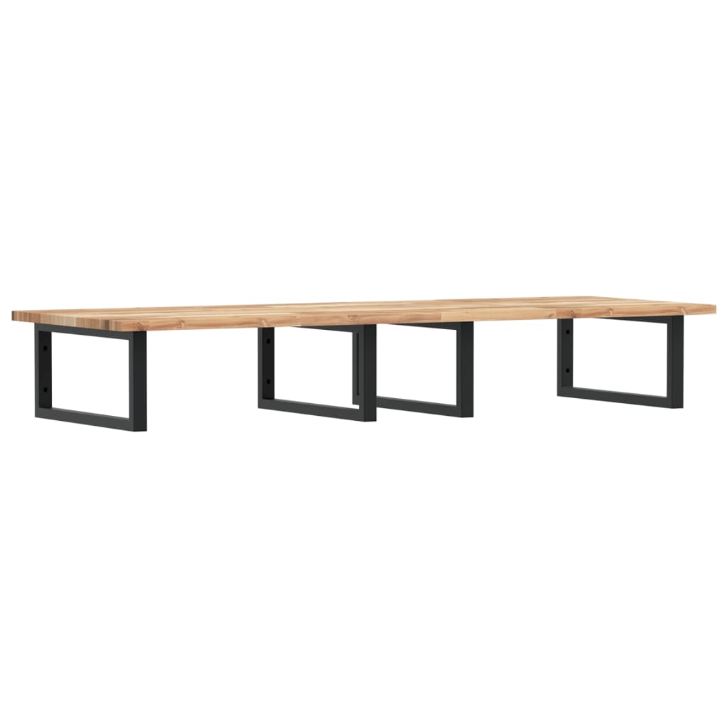 Badkamer wandschap staal en massief acaciahout is nu te koop bij PeponiXL, paradijselijk wonen!